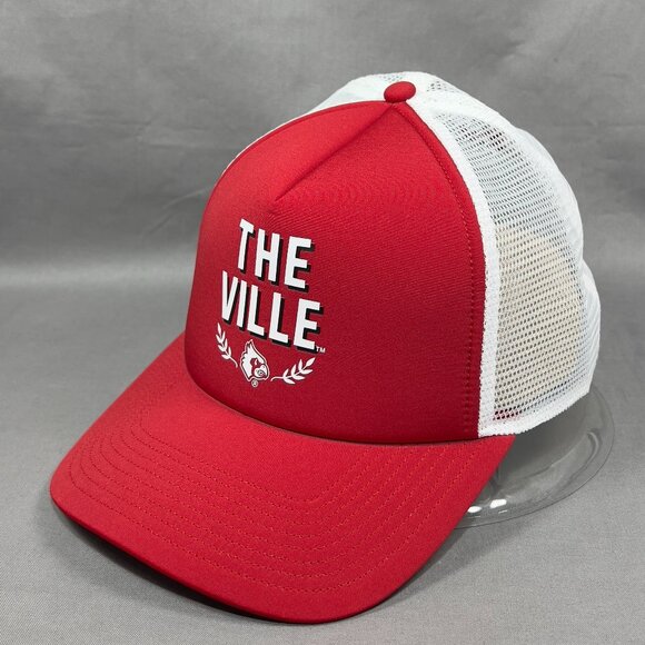 Adidas The Ville Louisville Cardinals NCAA Strapback Hat Cap Trucker Sample Mens - Picture 1 of 15